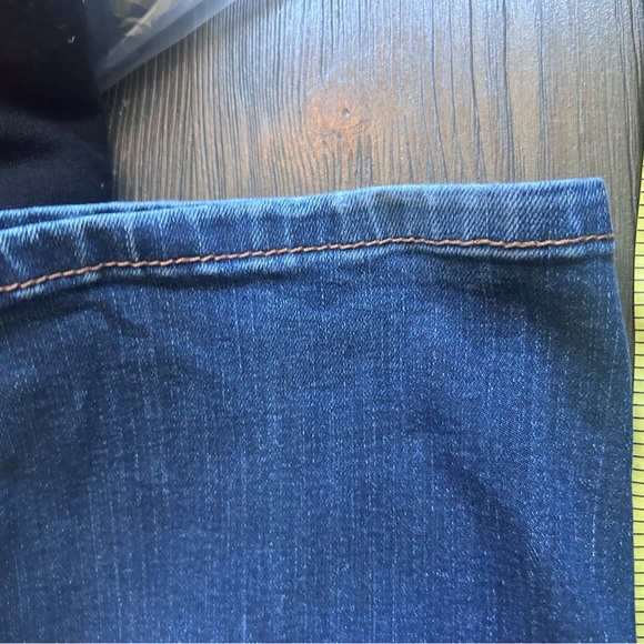 Lane Bryant Women's Straight Leg Jeans - Dark Blue - Picture 6 of 12